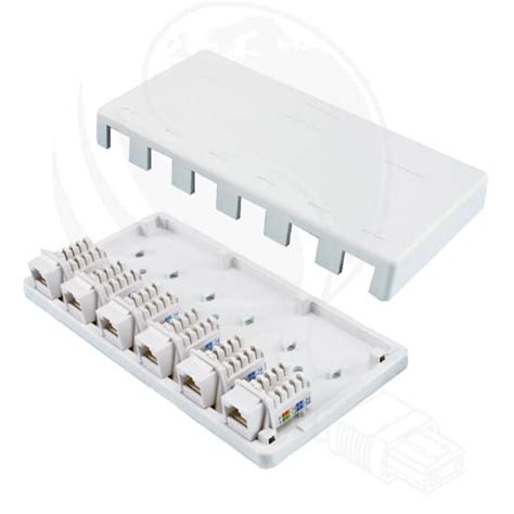 outdoor rj45 cable junction box|rj45 surface mount network jack.